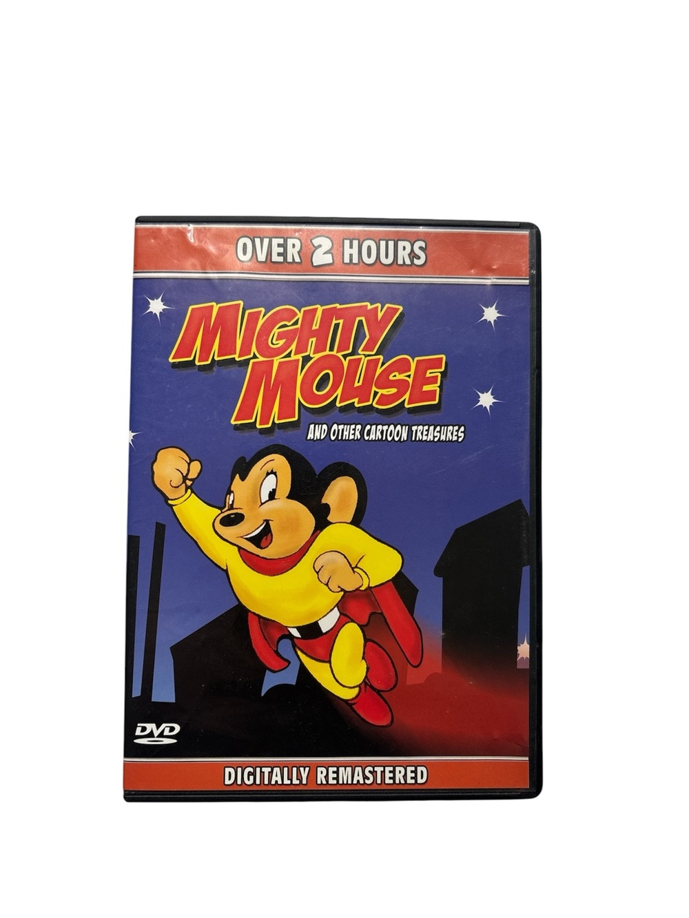 Mighty Mouse DVD - Bright Yellow & Red Cover
